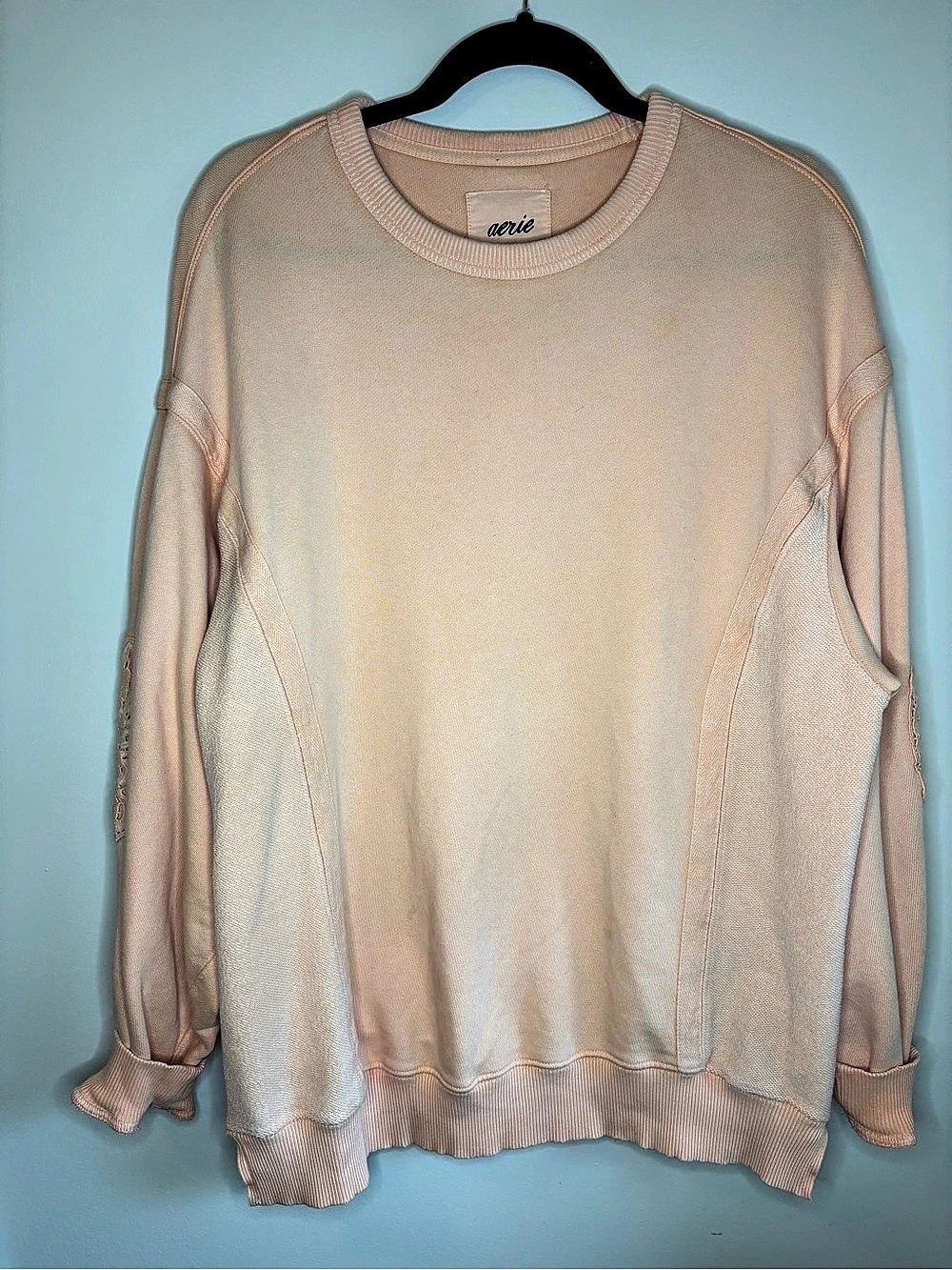 Aerie Pink Sweatshirt Size Medium